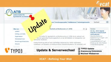 TYPO3-Update für das Potsdamer Leibniz-Institut