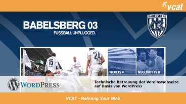 Partnerschaft mit Babelsberg 03 verlängert