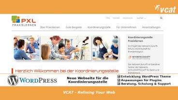 WordPress-Website für Praxislernen.de entwickelt