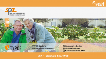 VCAT realisiert Markenauftritt mit TYPO3