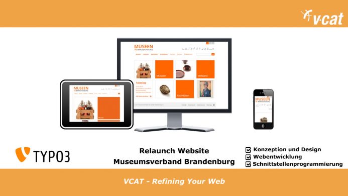 Relaunch für TYPO3-Webseite des Museumsverbandes Brandenburg