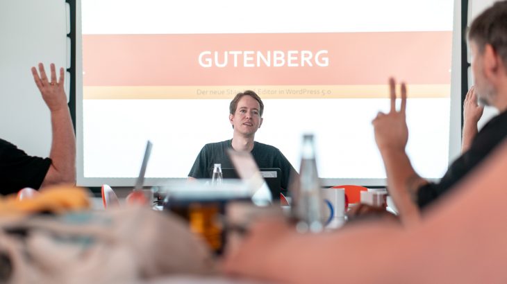 Keynote-Session "Das neue WordPress mit Gutenberg"