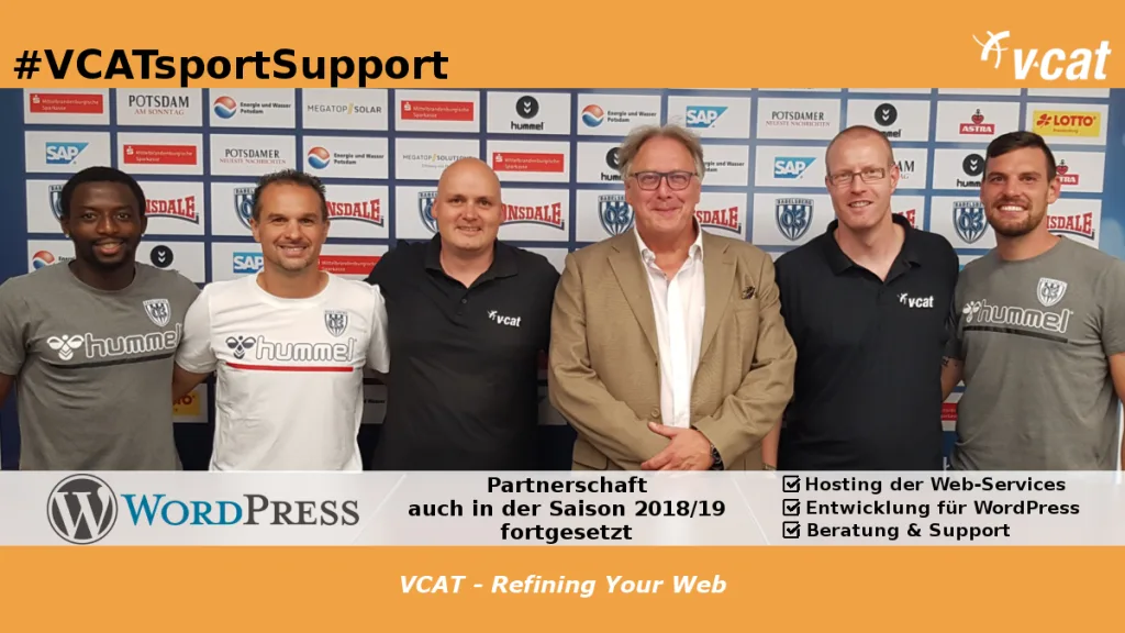 VCAT verlängert Engagement beim SV Babelsberg 03