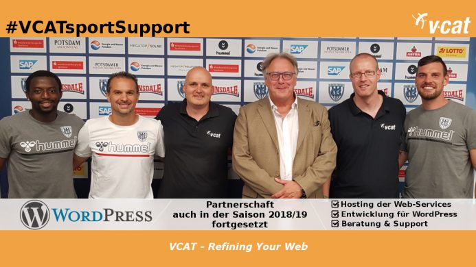 VCAT verlängert Engagement beim SV Babelsberg 03