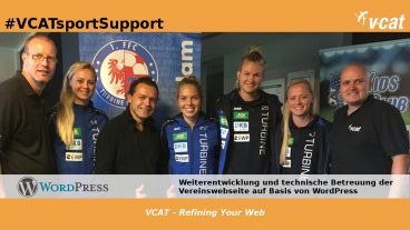VCAT verlängert  Sponsoring-Engagement beim 1. FFC Turbine Potsdam