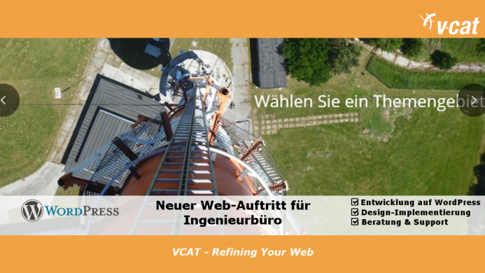 VCAT entwickelt WordPress-Webseite für Ingenieurbüro