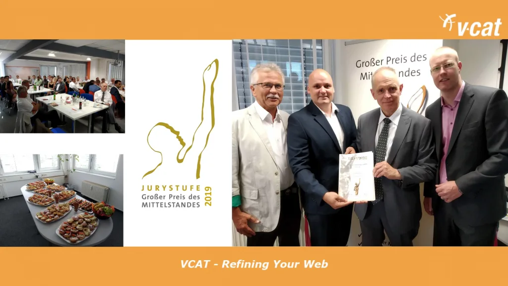 Urkundenübergabe der Juryliste bei VCAT