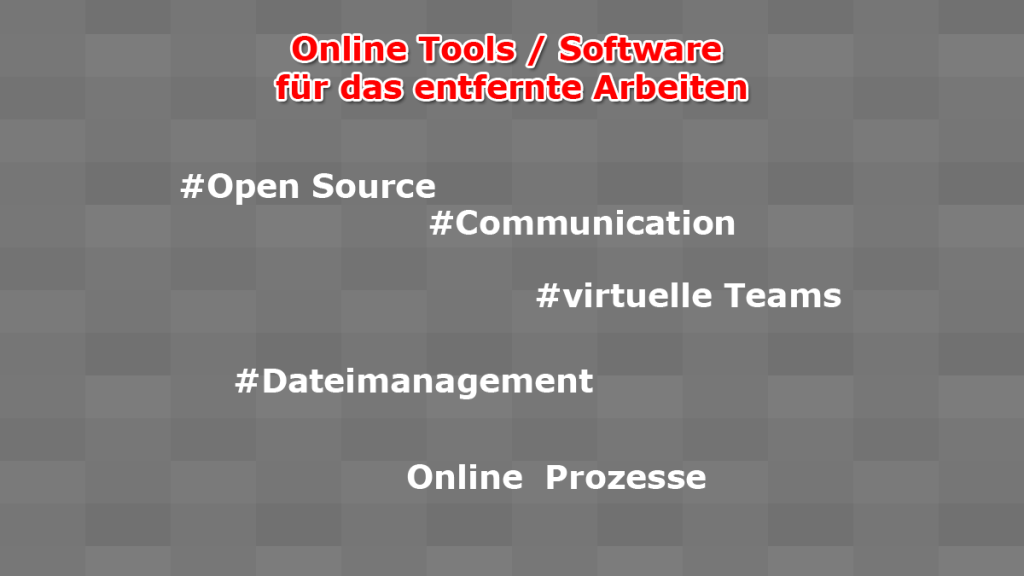 Sammlung digitale Tools (nicht nur in Zeiten der Corona-Krise)