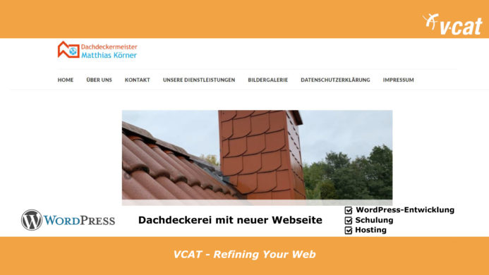 Webseiten-Relaunch für Potsdamer Dachdeckerei mit WordPress