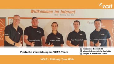 Vierfache Verstärkung für das Team VCAT