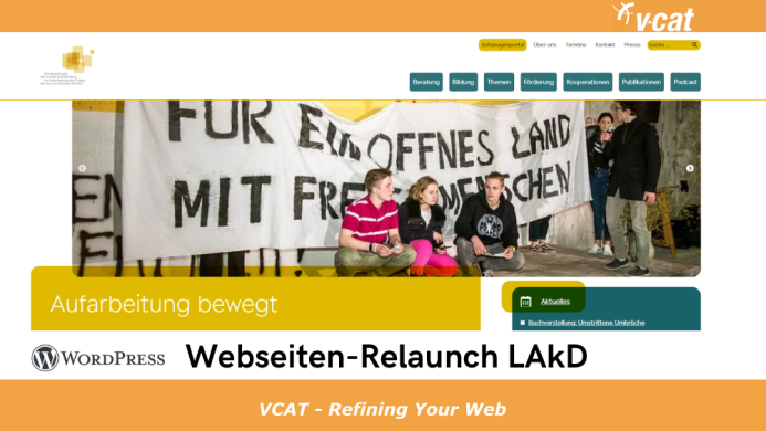 VCAT unterstützt die LAkD Brandenburg bei Webseiten-Relaunch