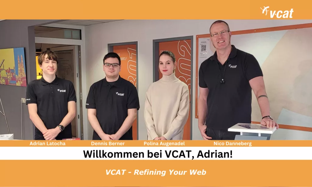 Willkommen bei VCAT: Adrian Latocha startet seine MaTSE-Ausbildung