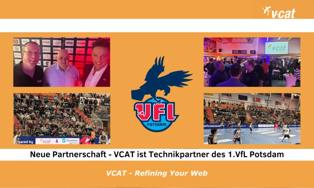 VCAT ist Technikpartner des 1. VfL Potsdam