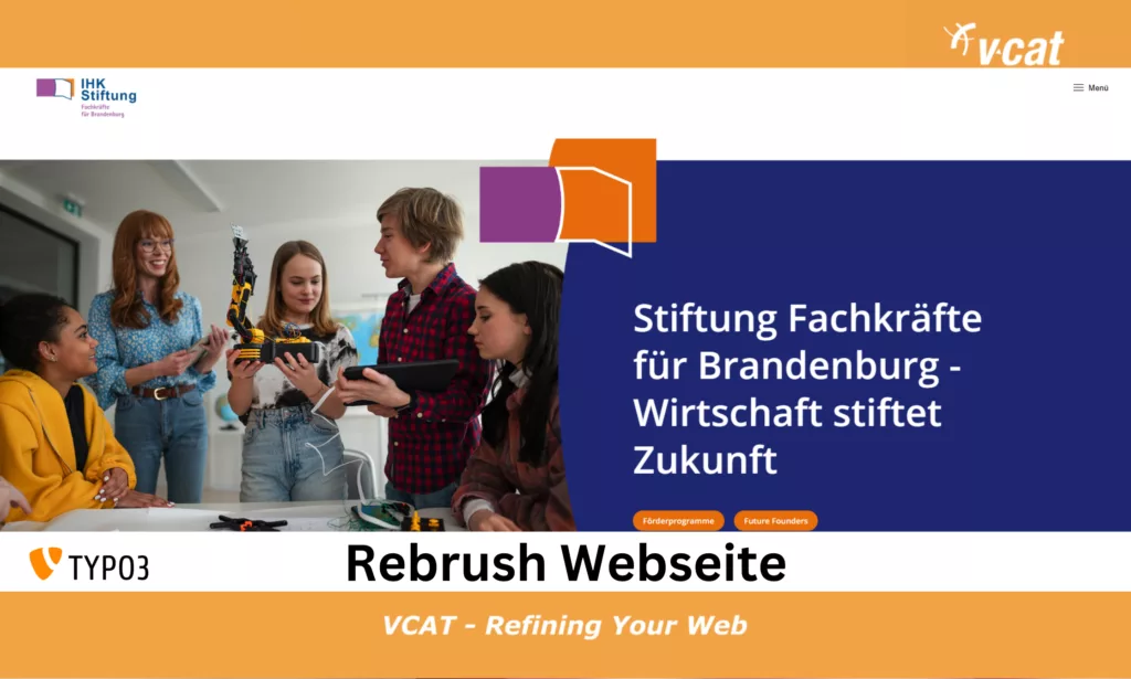 Neuer Webauftritt der Stiftung Fachkräfte für Brandenburg