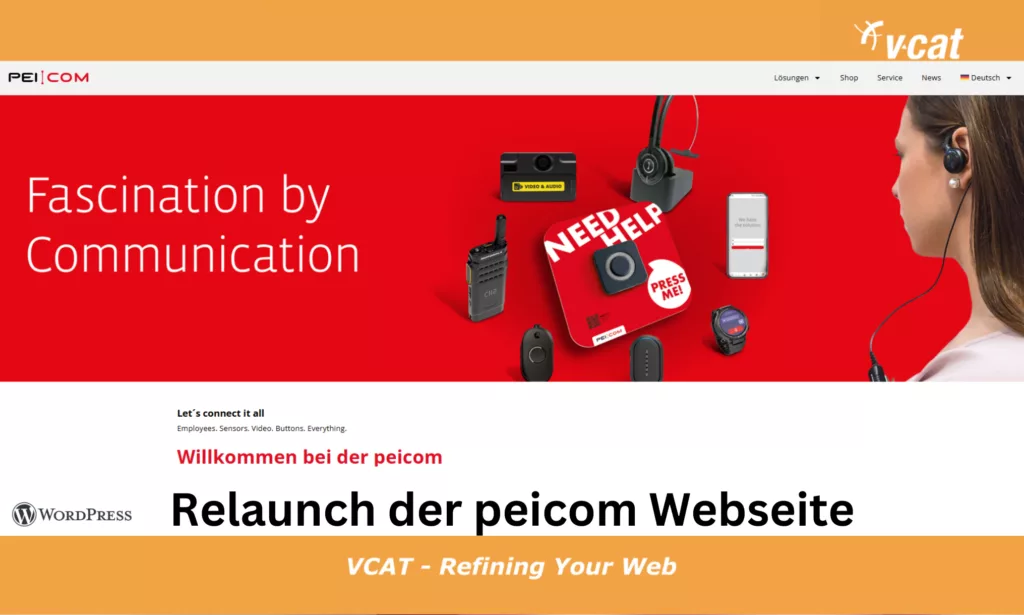 Neuer Webauftritt für peicom mit WordPress