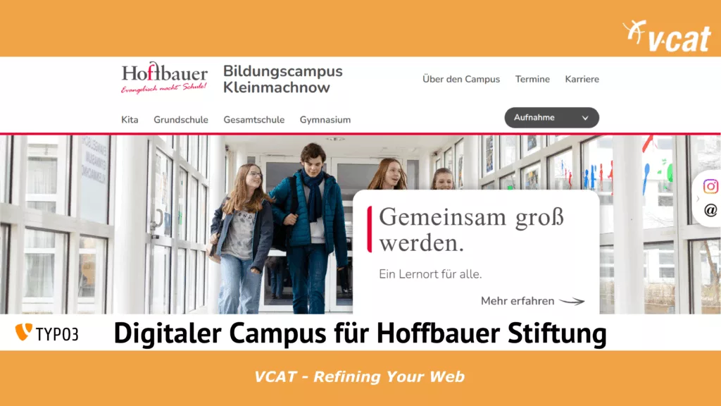 Digitaler Campus für die Hoffbauer Stiftung