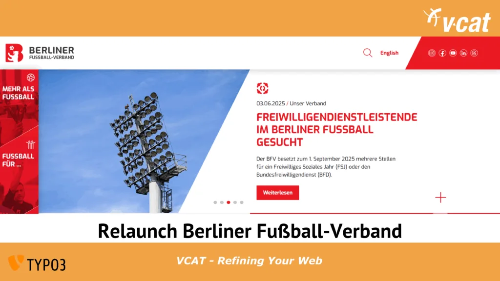 Neuer Webauftritt für den Berliner Fußball-Verband