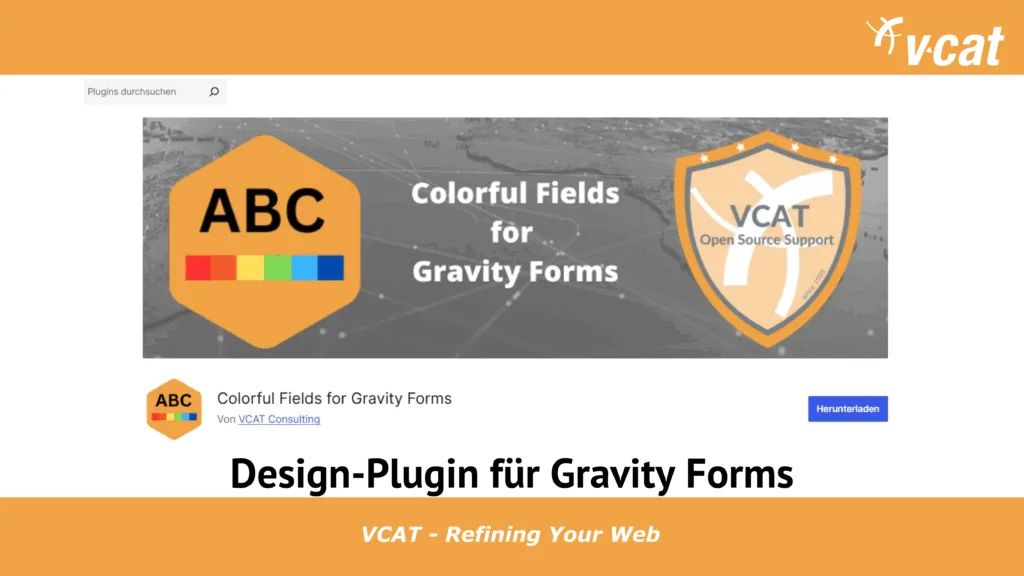 VCAT entwickelt Design-Plugin für Gravity Forms