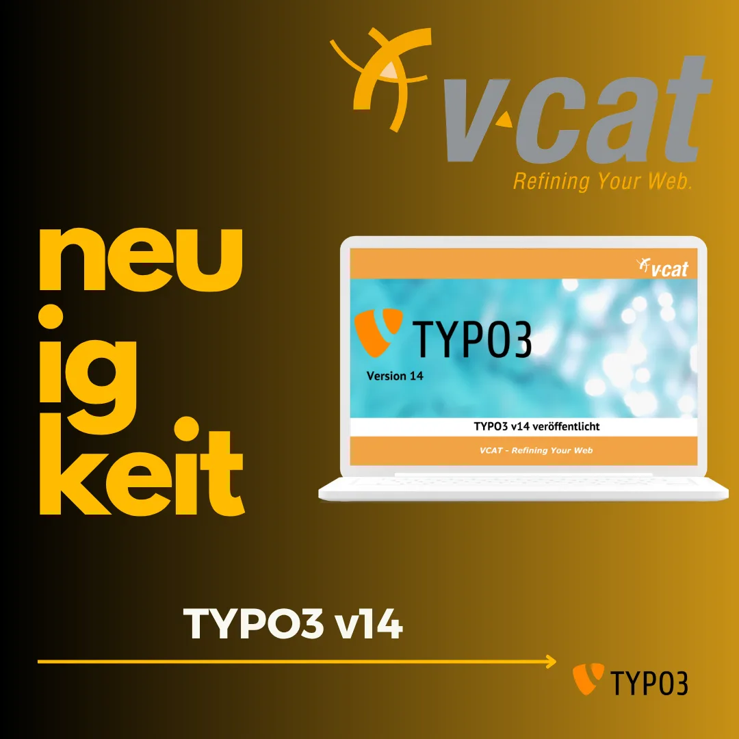 Beitragsbild: TYPO3 v14 veröffentlicht Beitragsbild: TYPO3 v14 veröffentlicht